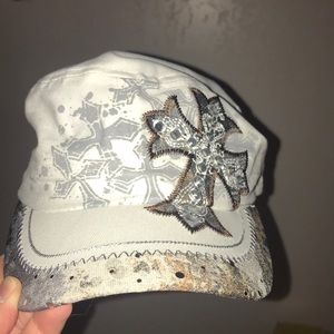 Ladies cap with cross